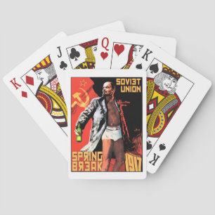 Soviet Union Spring Break 1917 Poker Cards