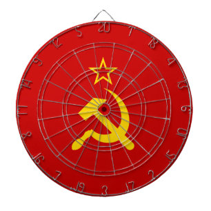Soviet Union (USSR) (Communist Hammer and Sickle) Dart Board