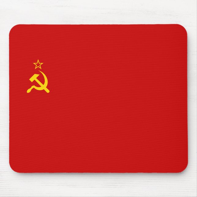 Soviet Union (USSR) (Communist Hammer and Sickle) Mouse Pad (Front)