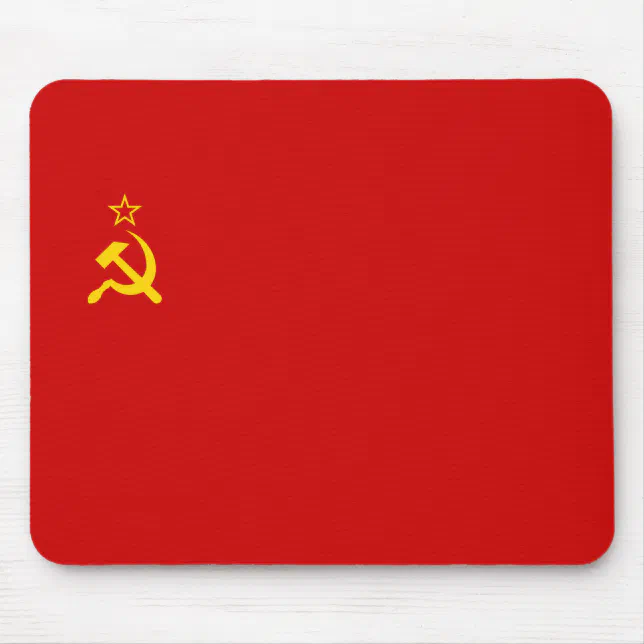 Soviet Pointer Soviet Union (USSR) (Communist Hammer and Sickle) Mouse Pad | Zazzle