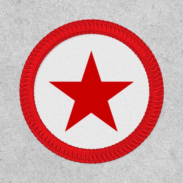 Soviet USSR Communist Military Red Star   Patch (Front)