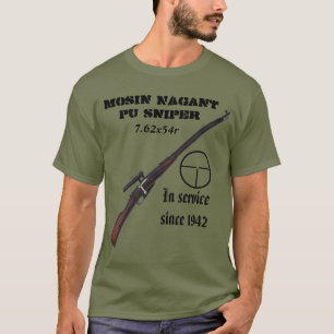 Soviet ww2 Mosin Nagant Sniper T Shirt !