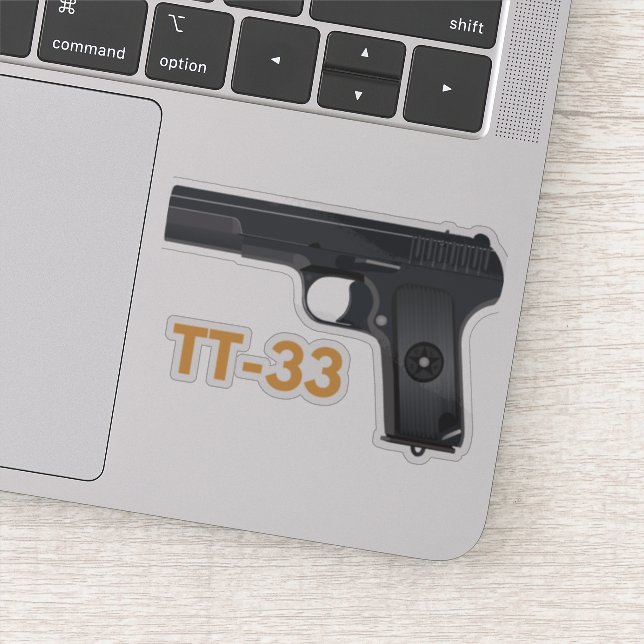 Soviet WW2 Pistol Tokarev TT-33 Sticker (Detail)