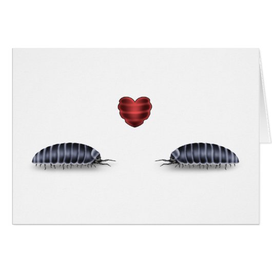 Sow Bug Luv (Lets Roll Togeather) Cards (Front Horizontal)