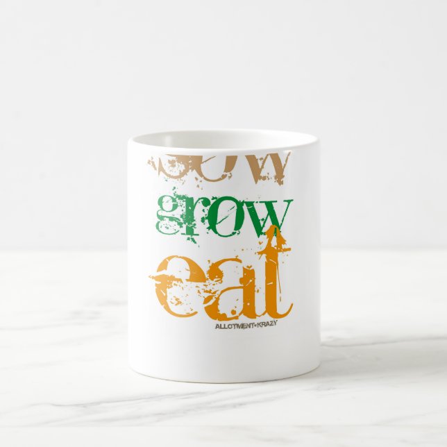 sow grow eat coffee mug (Center)