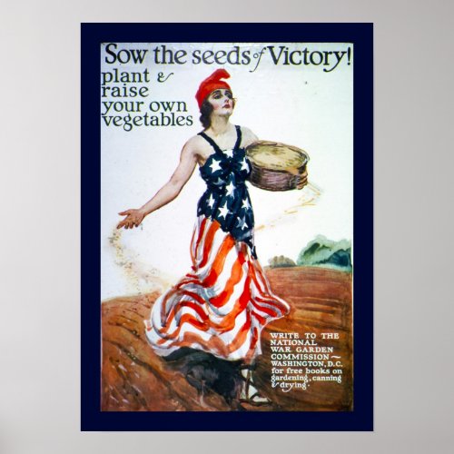 Sow the Seeds of Victory Poster