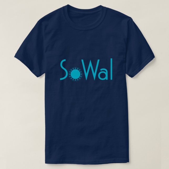 SoWal South Walton County with Sun T-Shirt (Design Front)