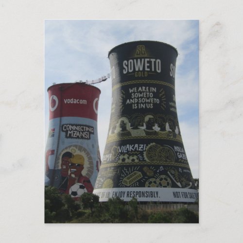 soweto cooling towers postcard