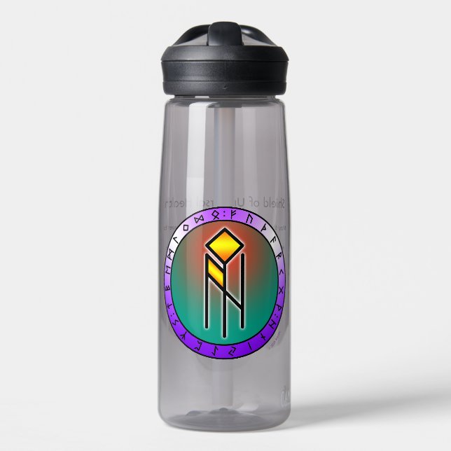 Sowilo "Success" Rune Stone Water Bottle (Front)