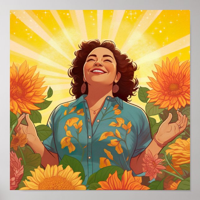 Sowing and Growin: Honoring Womanhood Print (Front)