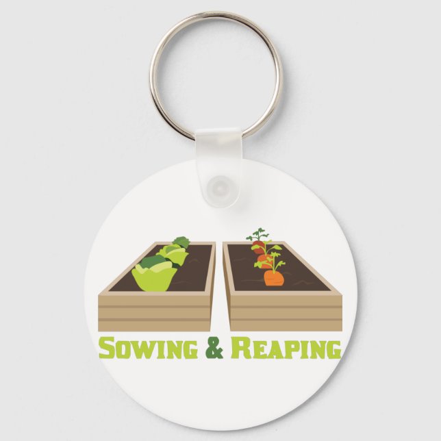 Sowing & Reaping Keychain (Front)