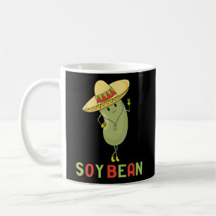 Soy Bean Vegan Pun I Am Bean Sombrero Foodie Coffee Mug