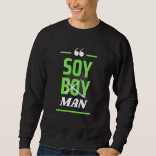 Soy Boy Man Vegan Plant Based Tee