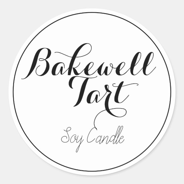 Soy Candle labels (Front)