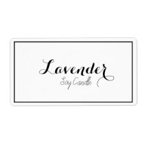 Soy candle labels Soy candle labels