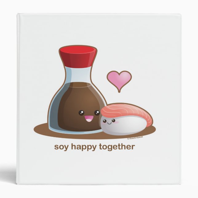 Soy Happy 3 Ring Binder (Front)