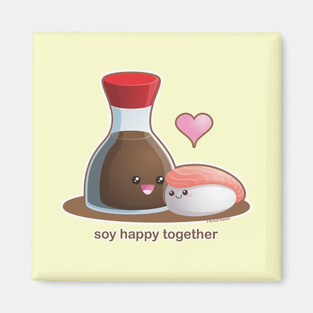 Soy Happy Magnet (Front)