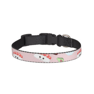 Soy in love cute light pink Kawaii Sushi Pet Collar