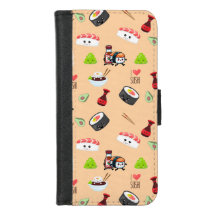 Soy in love cute yellow Kawaii Sushi