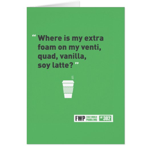 Soy Latté Cards (Front)