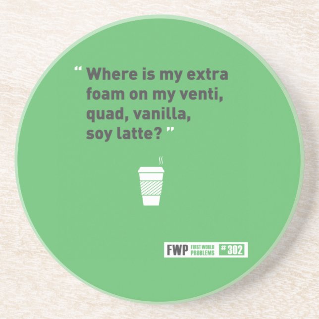 Soy Latté Coaster (Front)