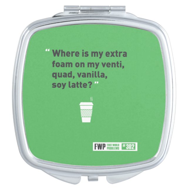 Soy Latté Makeup Mirror (Front)