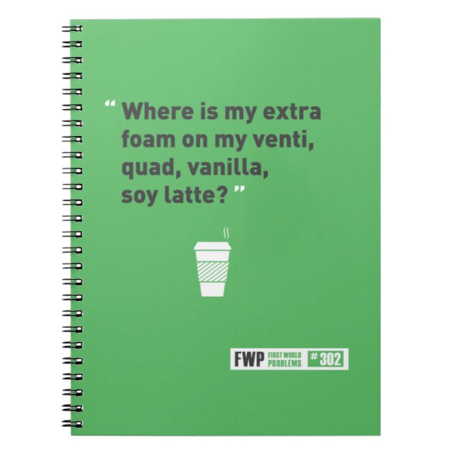 Soy Latté Notebook (Front)