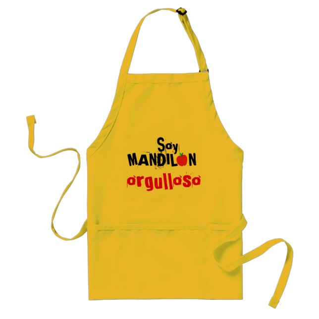 soy mandilon orgulloso adult apron (Front)