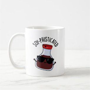 Soy-phisticated Funny Soy Sauce Pun Coffee Mug