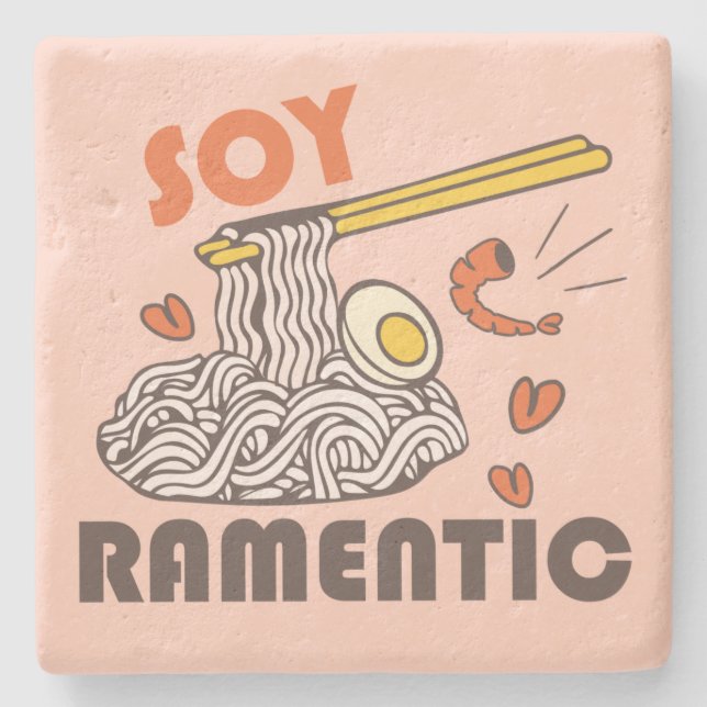 Soy Ramentic Stone Coaster (Front)