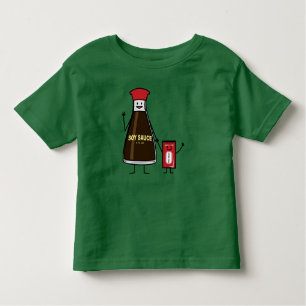 Soy Sauce Bottle Packet kid child condiment Asian Toddler T-shirt