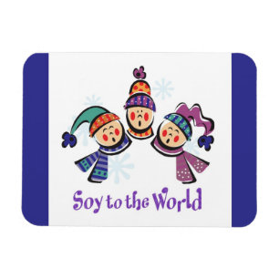 Soy to the World Choir Magnet
