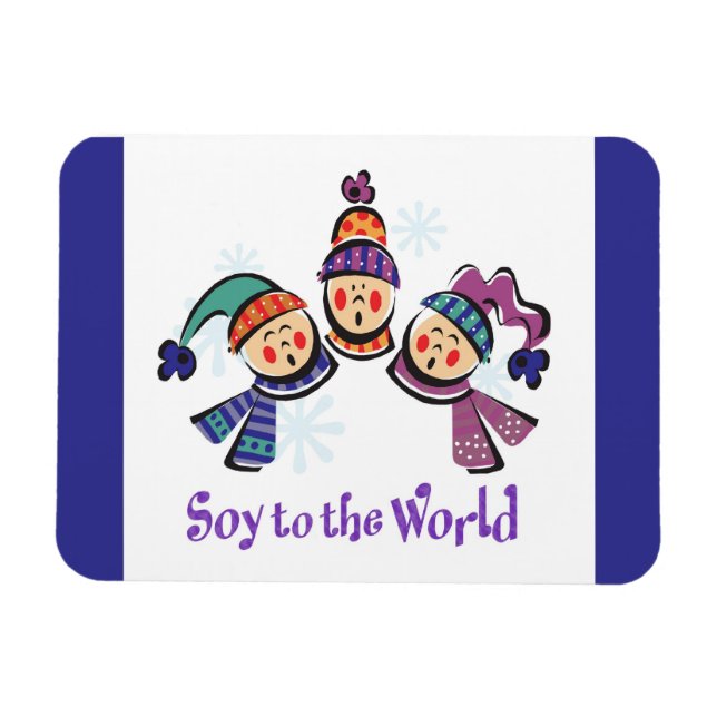 Soy to the World Choir Magnet (Horizontal)