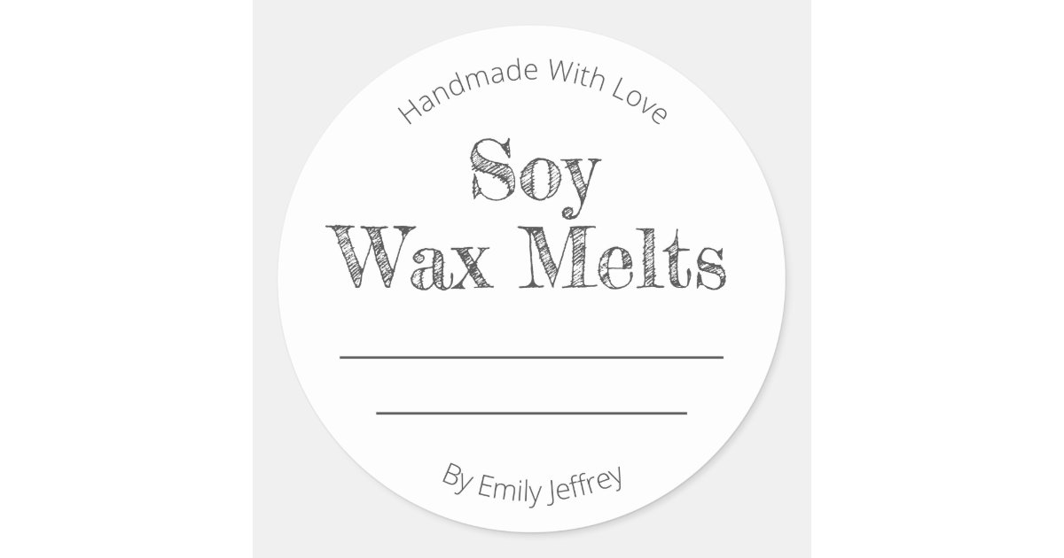 Custom Label / Unlabeled Soy Wax Melt Clamshells - 70g