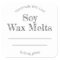 Soy Wax Melt Label