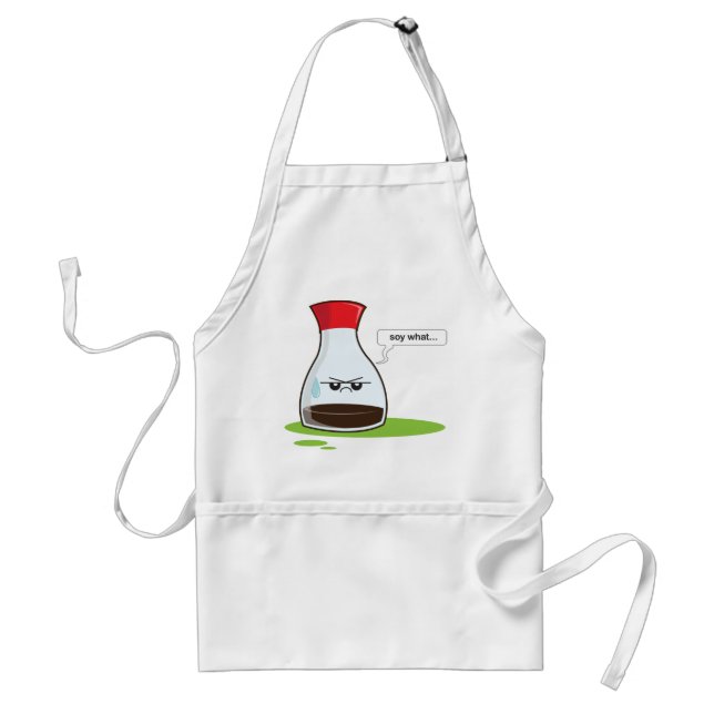Soy What Adult Apron (Front)