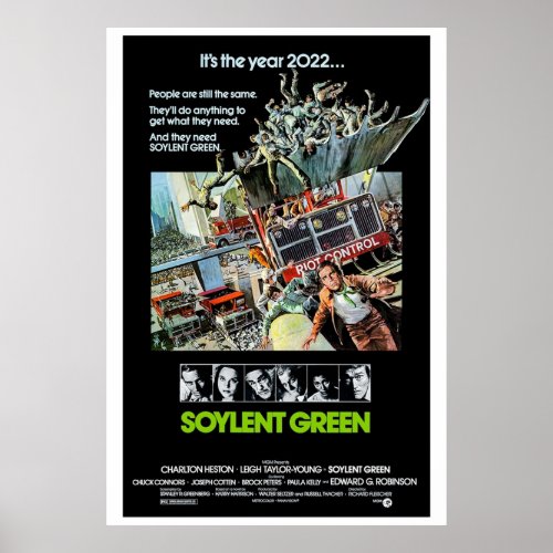 Soylent Green 1973 Poster