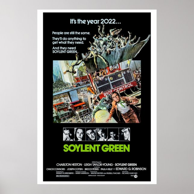Soylent Green 1973 Poster (Front)
