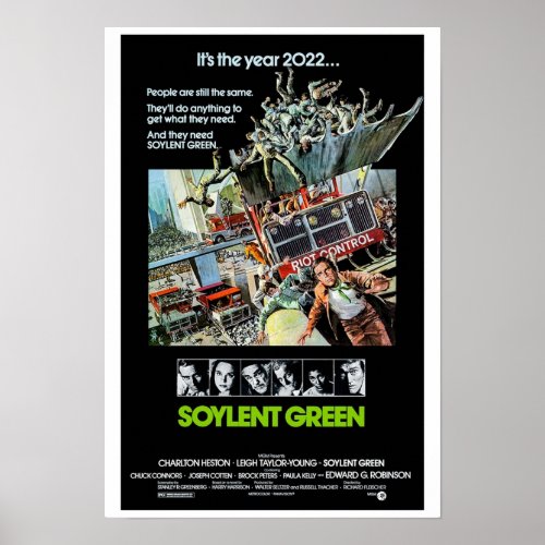 Soylent Green 1973 Poster