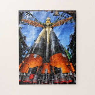Soyuz Rocket Blasts Off To Space Jigsaw Puzzle