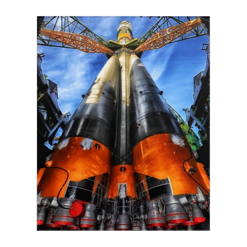 Soyuz Rocket On Pad Acrylic Print