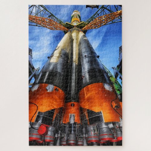 Soyuz Rocket On Pad Jigsaw Puzzle