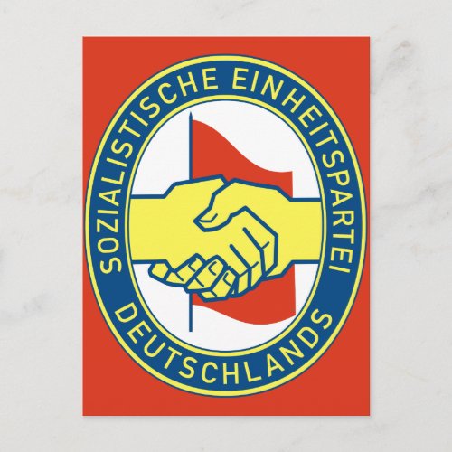 Sozialistische Einheitspartei Deutschlands Postcard