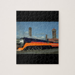 SP 4-8-4 "Daylight" locomotive #4449_Trains Jigsaw Puzzle