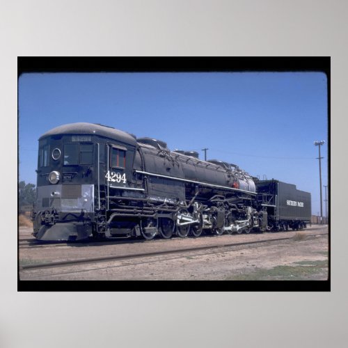 SP 4_8_8_2 cab forward Mallet 4294_Trains Poster