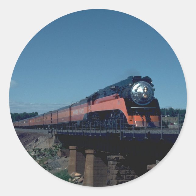 SP "Daylight" train, led by 4-8-4 Classic Round Sticker (Front)