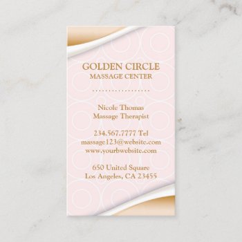 Spa And Beauty Business Card by all_items at Zazzle