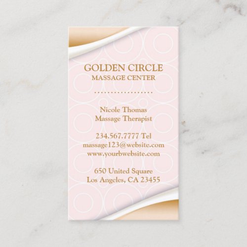 Spa and Beauty Business Card