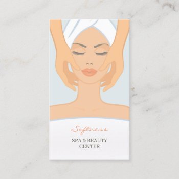 Spa And Beauty Massage Business Card by all_items at Zazzle