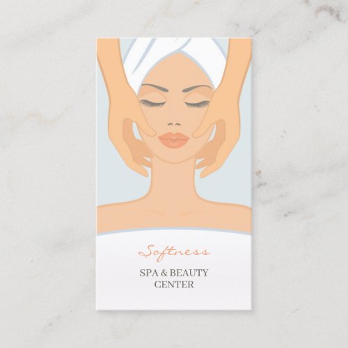 Spa and Beauty Massage Business Card